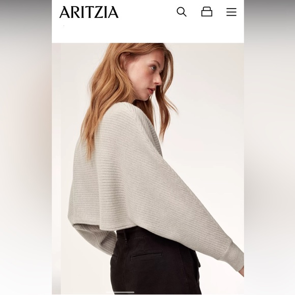 Aritzia Wilfred Free Lolan Sweater - 100% Merino Wool - Picture 2 of 5